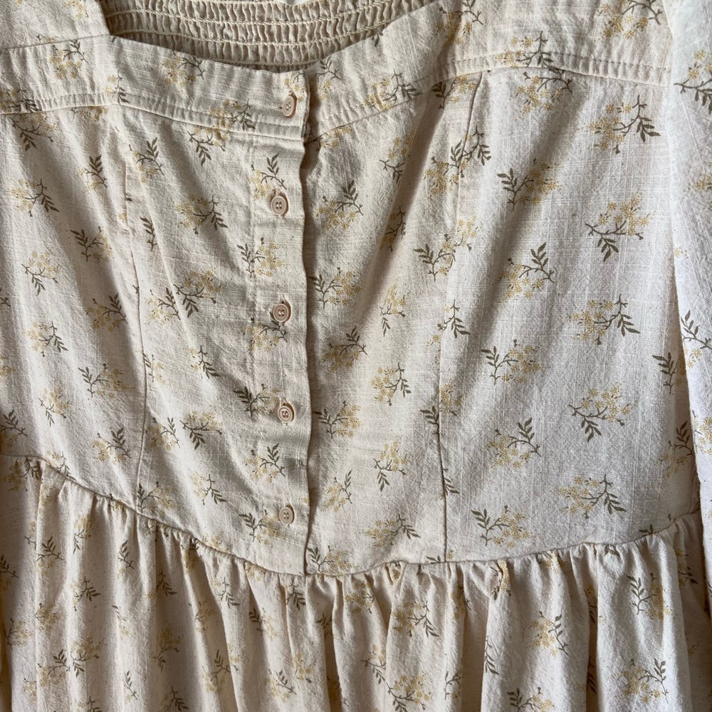 Neuflora Astoria Dress in cream floral - Picture 2 of 2